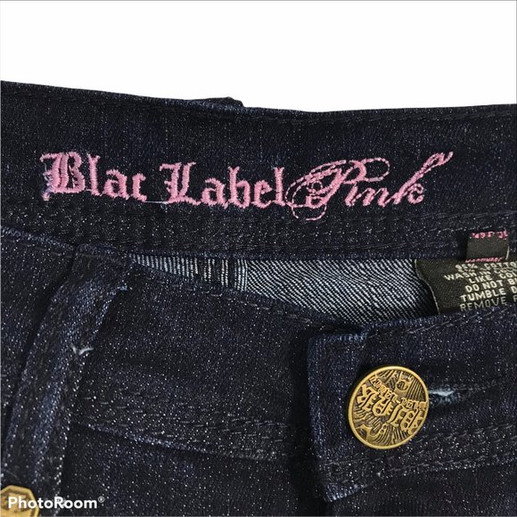 BLAC LABEL PINK Womens Jeans 32 X 32 Straight Leg Dark Wash 5% Spandex Retail135 - Picture 6 of 10